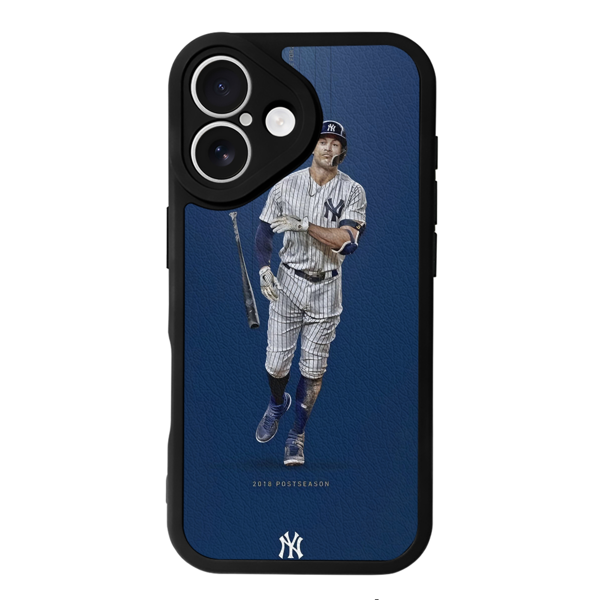 Giancarlo Stanton 12 IPhone 16 Silicone Leather Case – UV Print, Lambskin Texture – Perfect Fit, Wireless Charging Compatible, Scratch Resistant, Precise Cutouts – Stylish Protection For IPhone 16